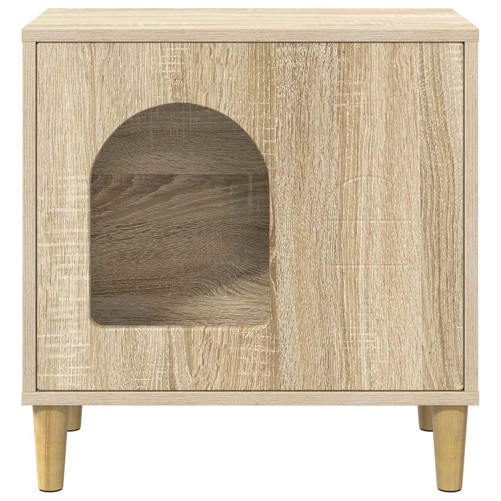 vidaXL Koty Dom Sonoma 51 x 30 x 52 cm Materiał drewnopochodny