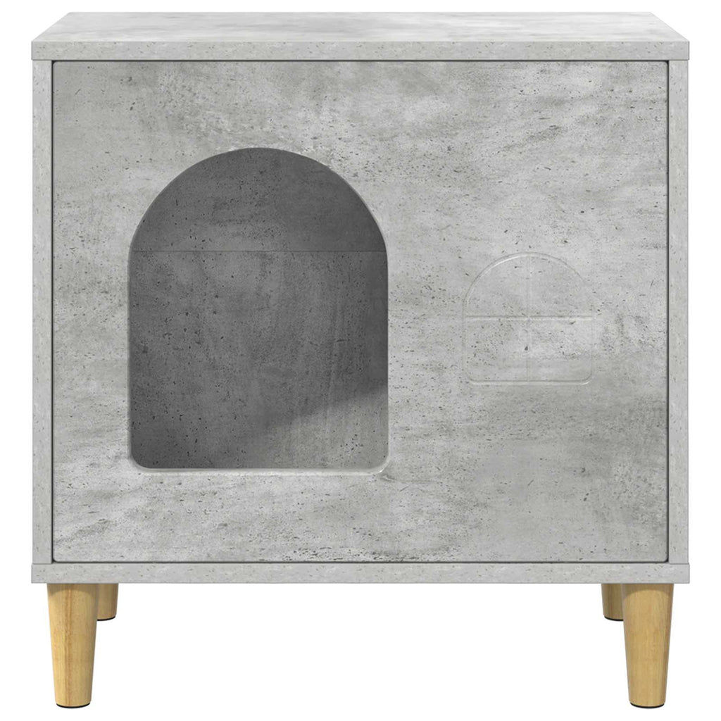 vidaXL Koty Dom Betonowy 51 x 30 x 52 cm Materiał drewnopochodny