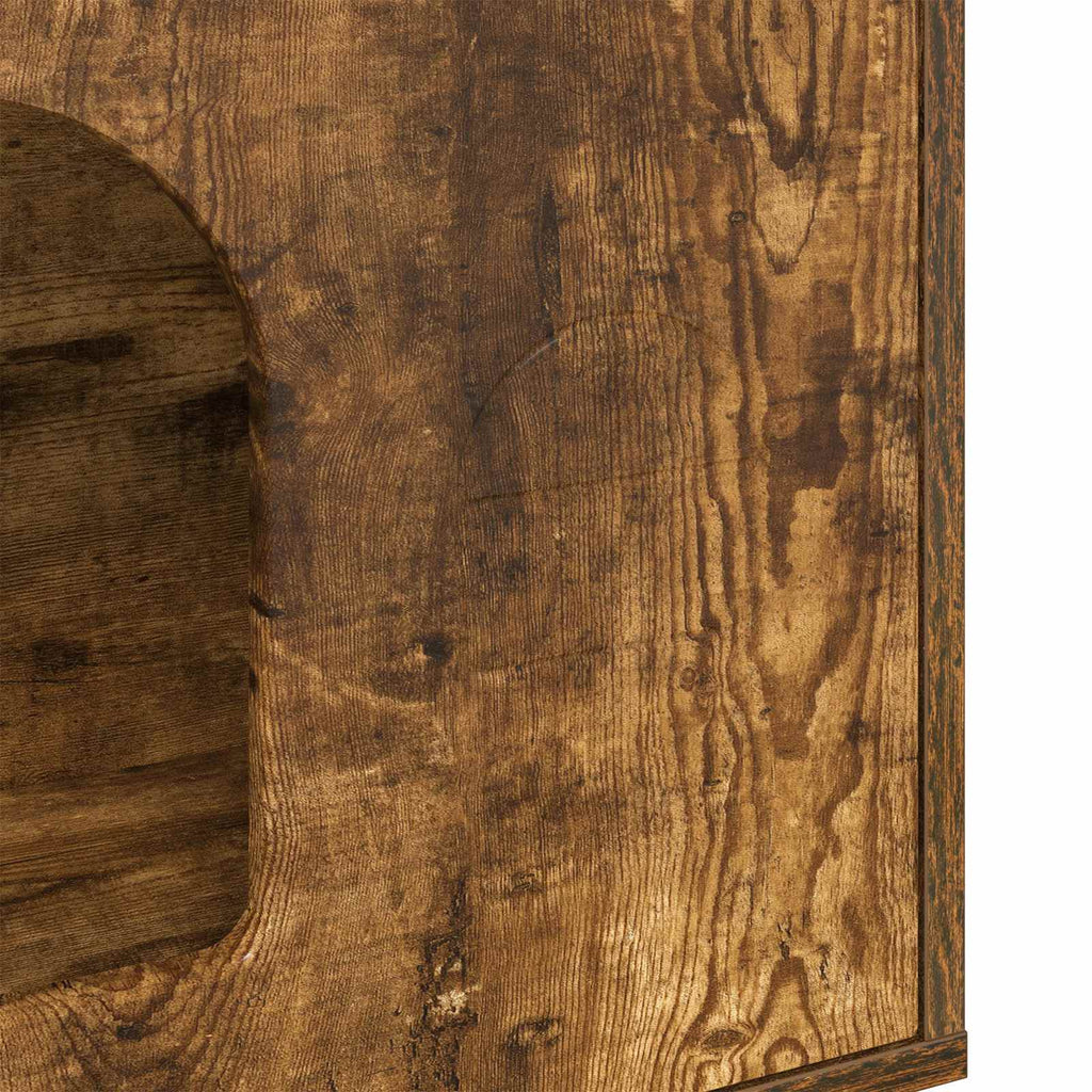 vidaXL Koty Dom Dąb wędzony 51 x 30 x 52 cm Materiał drewnopochodny