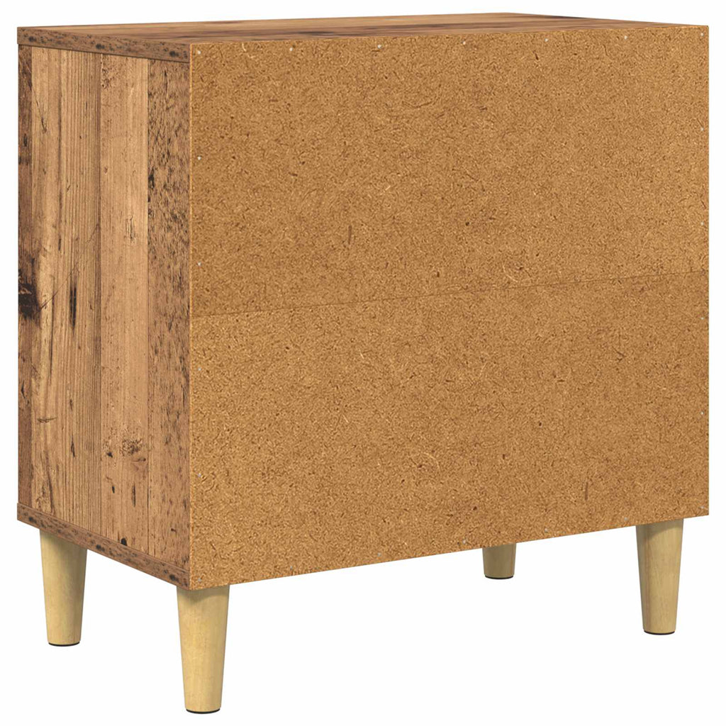 vidaXL Koty Dom Stare drewno 51 x 30 x 52 cm Materiał drewnopochodny