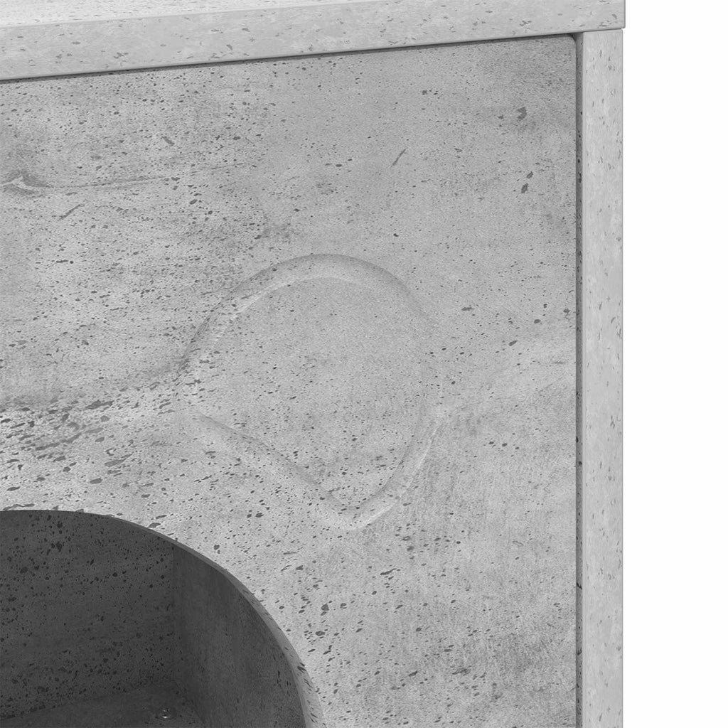 vidaXL Koty Dom Betonowy 42,5 x 40 x 53 cm Materiał drewnopochodny