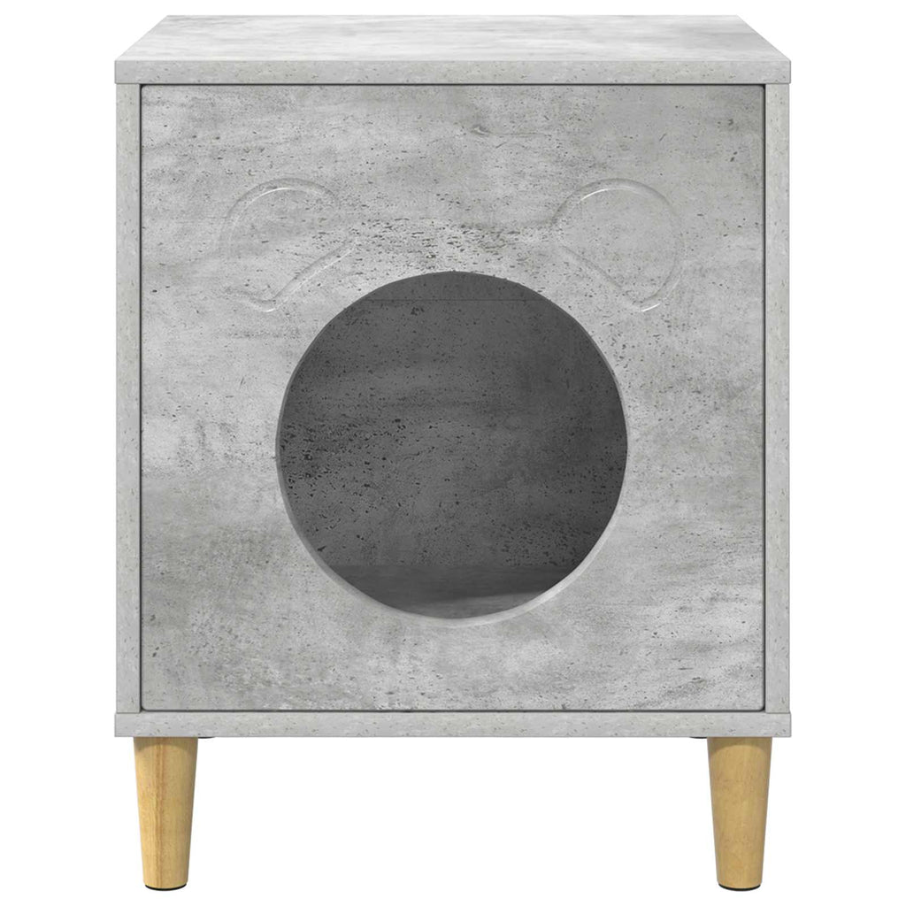 vidaXL Koty Dom Betonowy 42,5 x 40 x 53 cm Materiał drewnopochodny