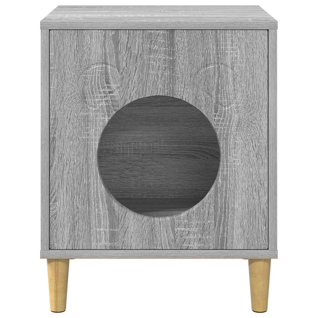 vidaXL Koty Dom Szary Sonoma 42,5 x 40 x 53 cm Materiał drewnopochodny