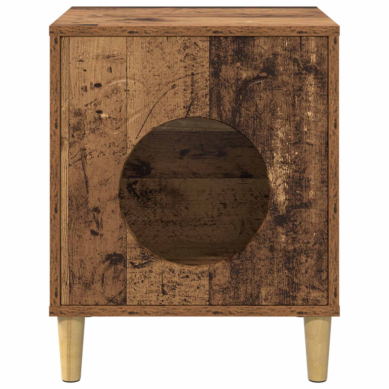 vidaXL Koty Dom Stare drewno 42,5 x 40 x 53 cm Materiał drewnopochodny