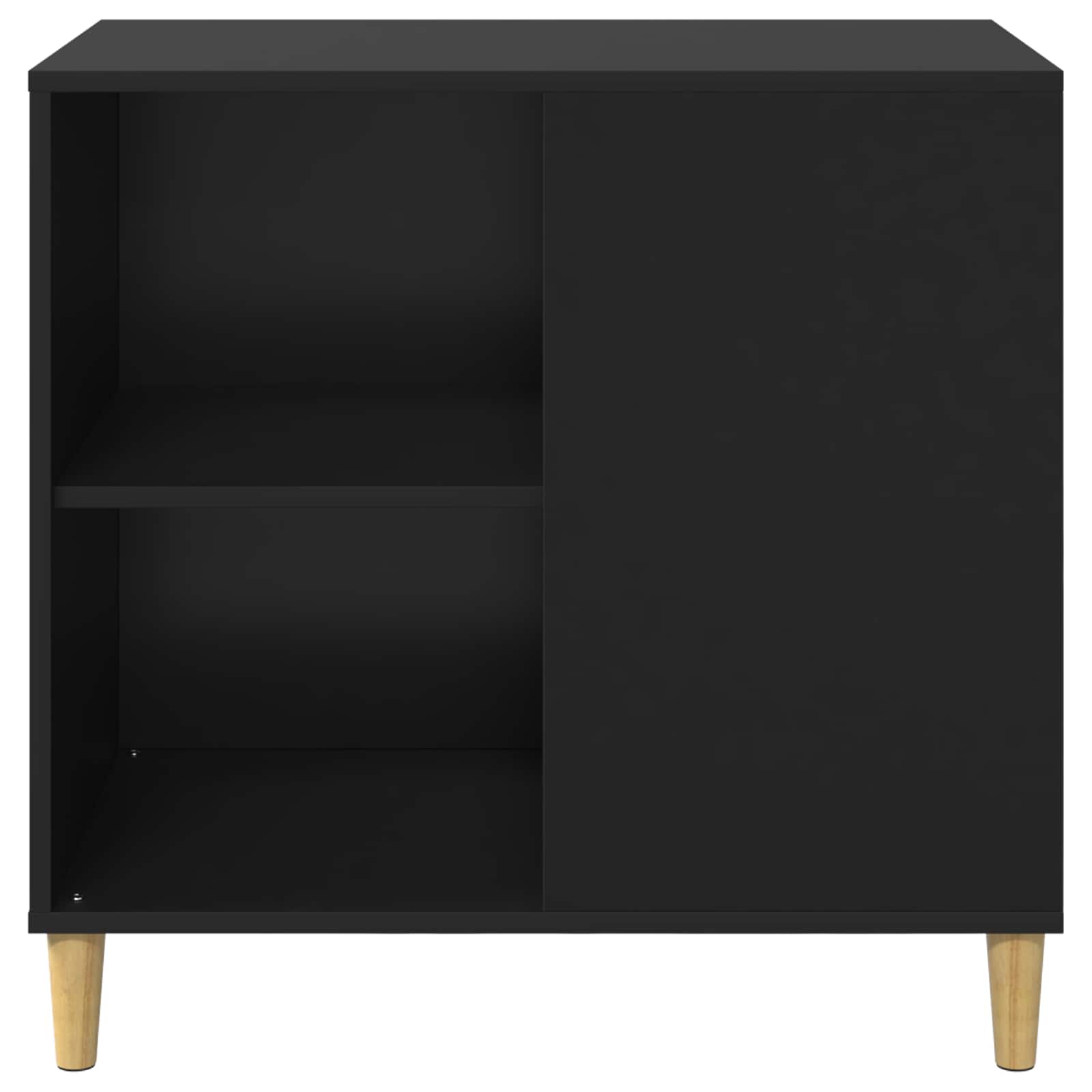 vidaXL Koty Dom Czarny 72 x 42.5 x 70 cm Materiał drewnopochodny
