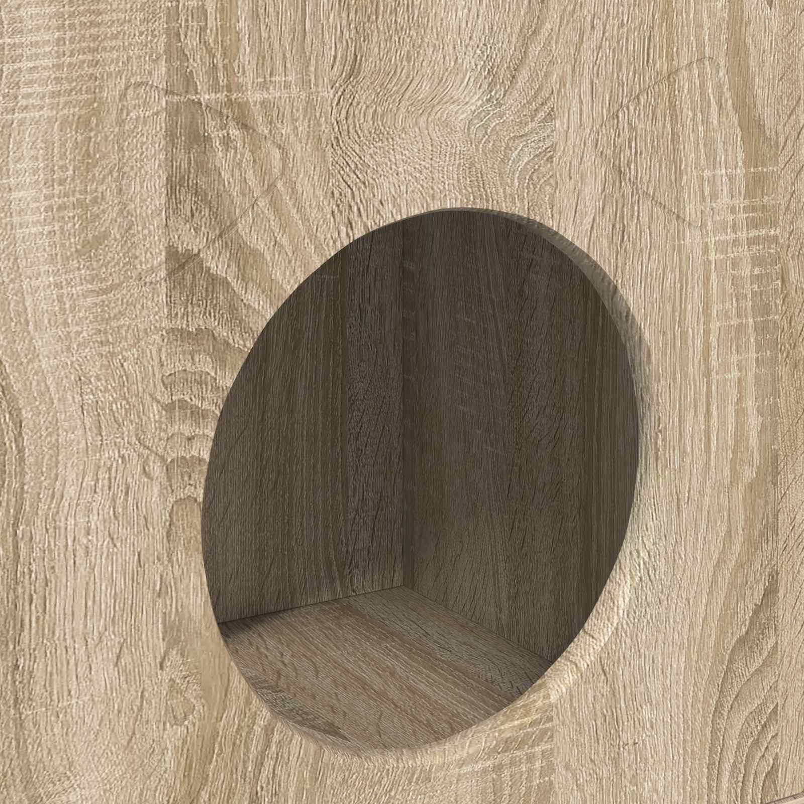 vidaXL Koty Dom Sonoma 72 x 42.5 x 70 cm Materiał drewnopochodny