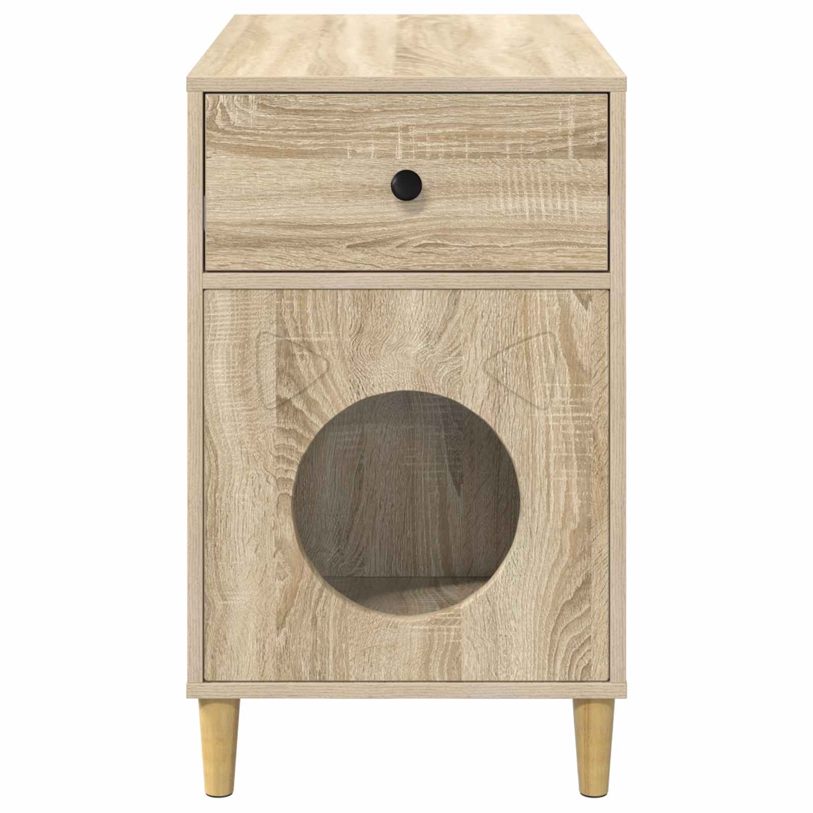 vidaXL Koty Dom Sonoma 72 x 42.5 x 70 cm Materiał drewnopochodny