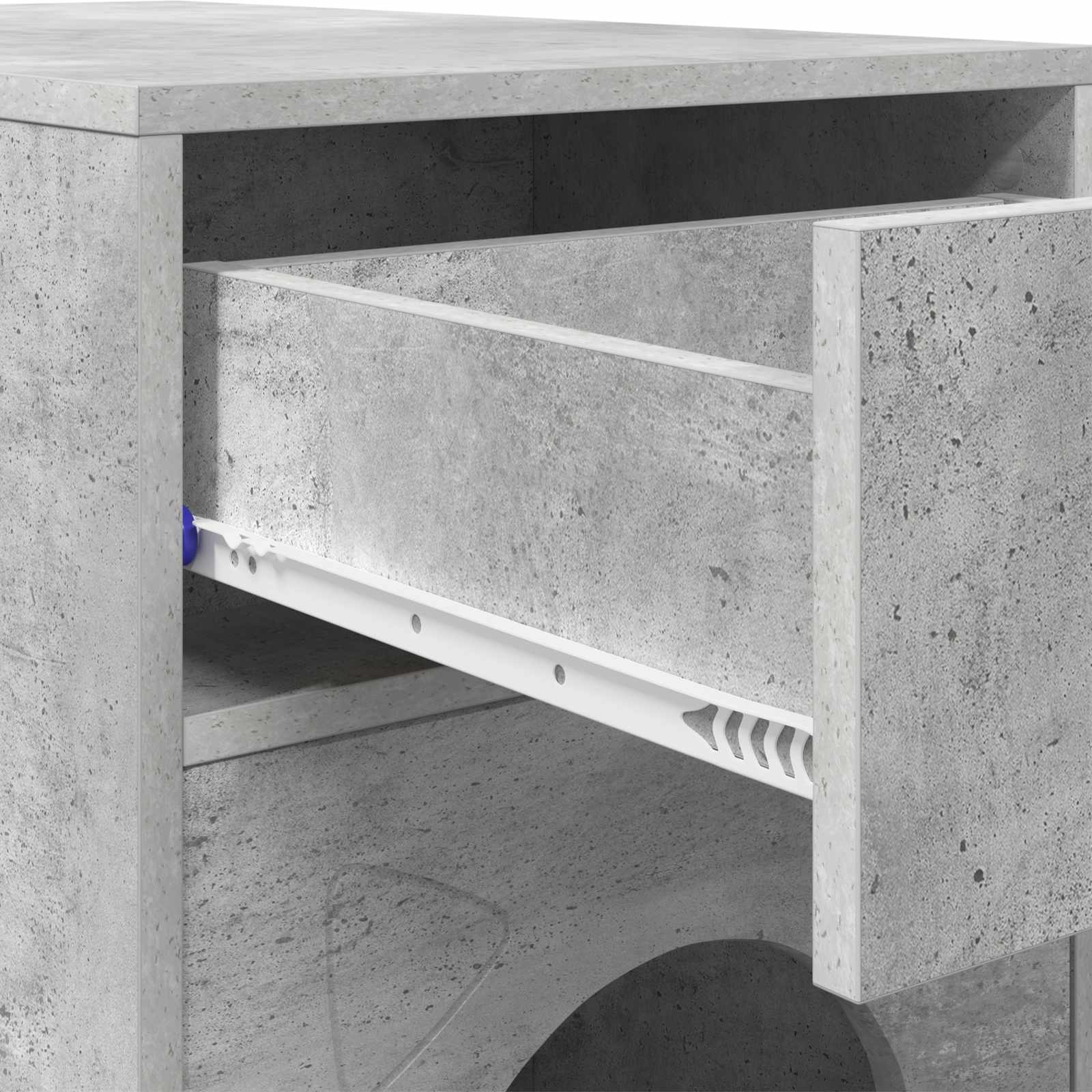 vidaXL Koty Dom Betonowy 72 x 42.5 x 70 cm Materiał drewnopochodny