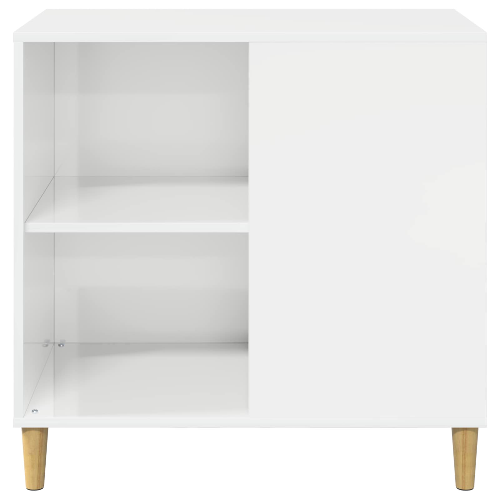 vidaXL Koty Dom Błyszcząca biel 72 x 42.5 x 70 cm
