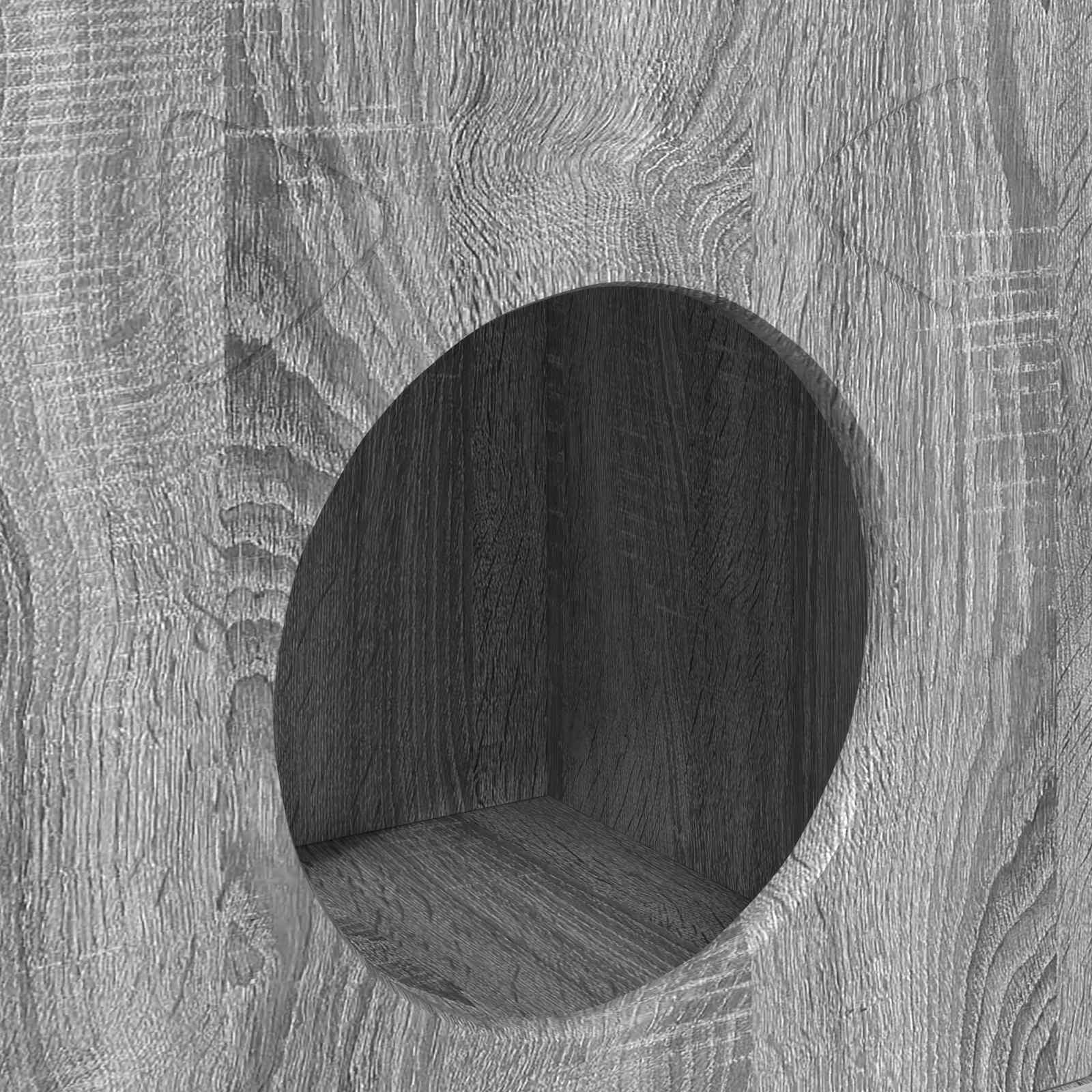 vidaXL Koty Dom Szary Sonoma 72 x 42.5 x 70 cm Materiał drewnopochodny