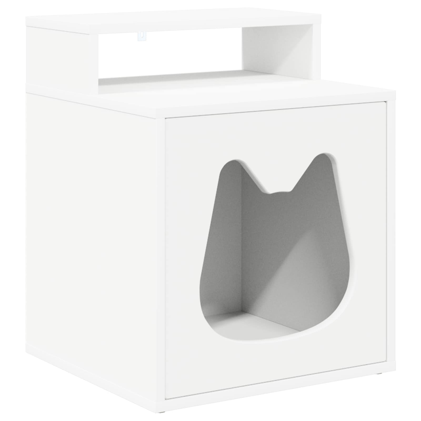vidaXL Koty Dom Biały 42,5 x 40 x 53,5 cm Materiał drewnopochodny