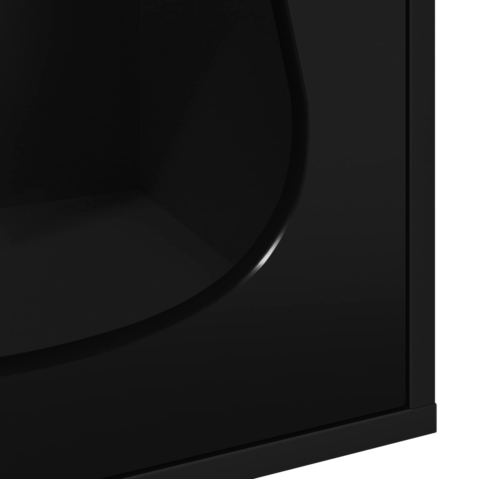 vidaXL Koty Dom Czarny 42,5 x 40 x 53,5 cm Materiał drewnopochodny