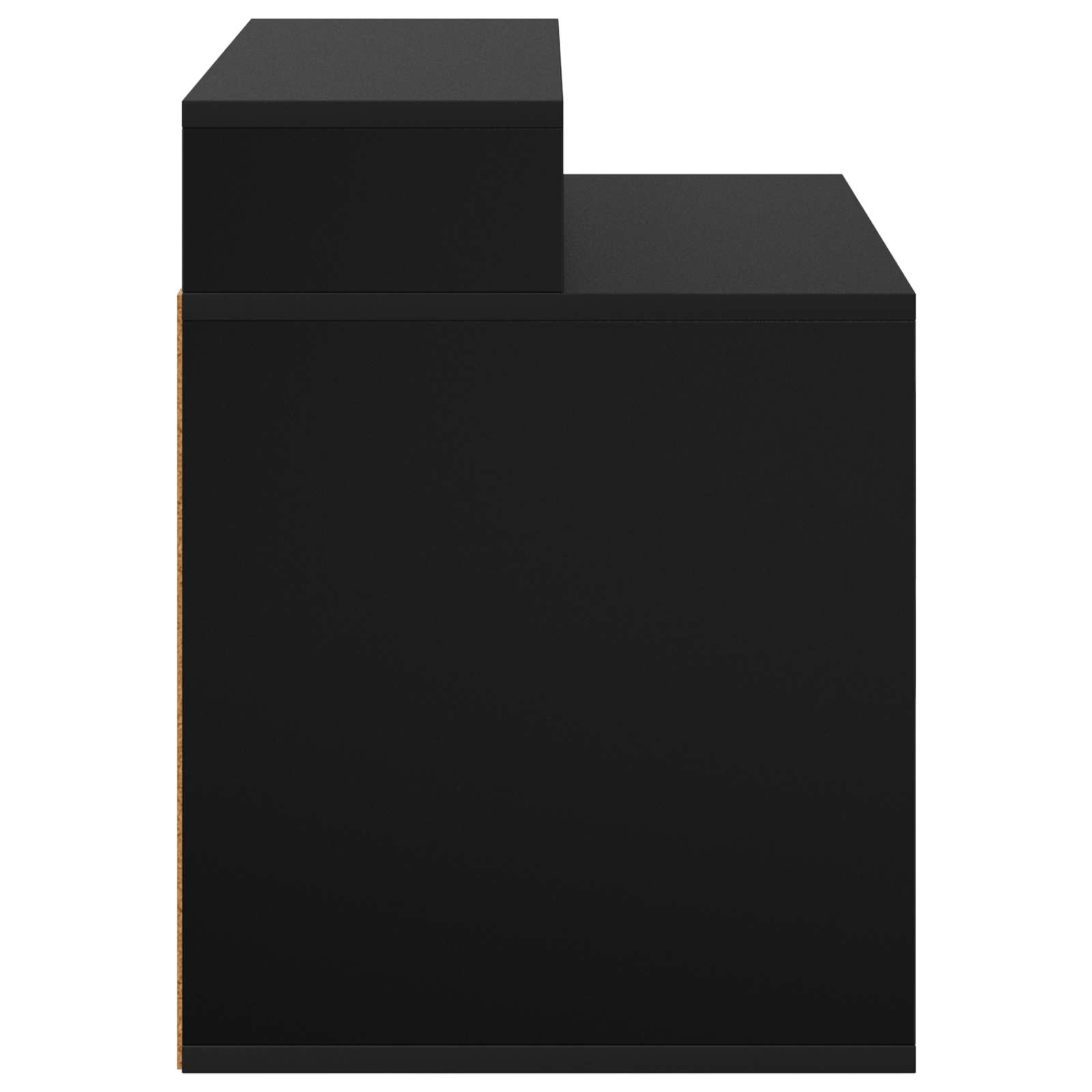 vidaXL Koty Dom Czarny 42,5 x 40 x 53,5 cm Materiał drewnopochodny