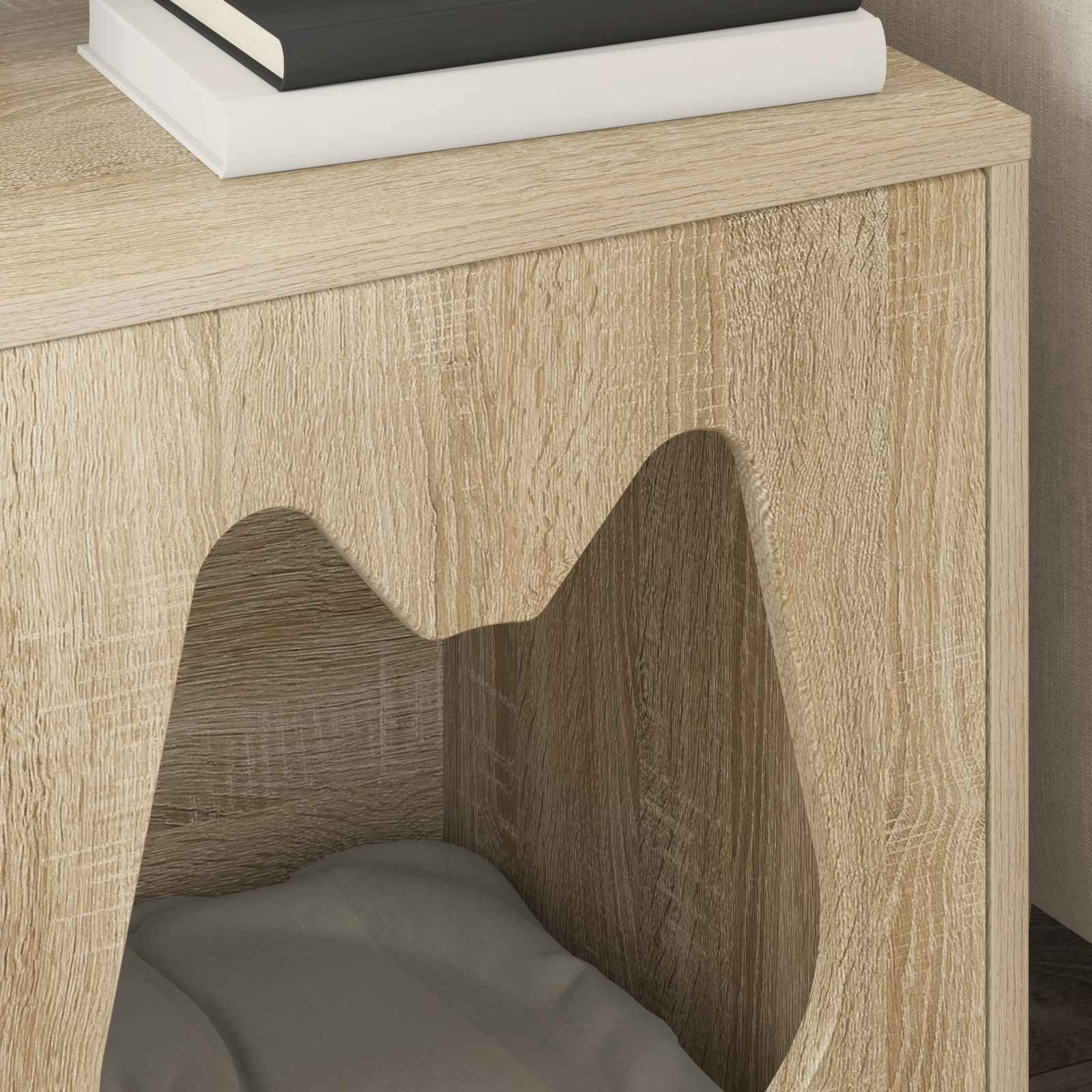 vidaXL Koty Dom Sonoma 42,5 x 40 x 53,5 cm Materiał drewnopochodny
