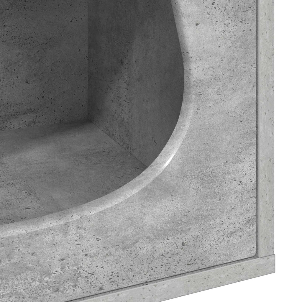 vidaXL Koty Dom Betonowy 42,5 x 40 x 53,5 cm Materiał drewnopochodny