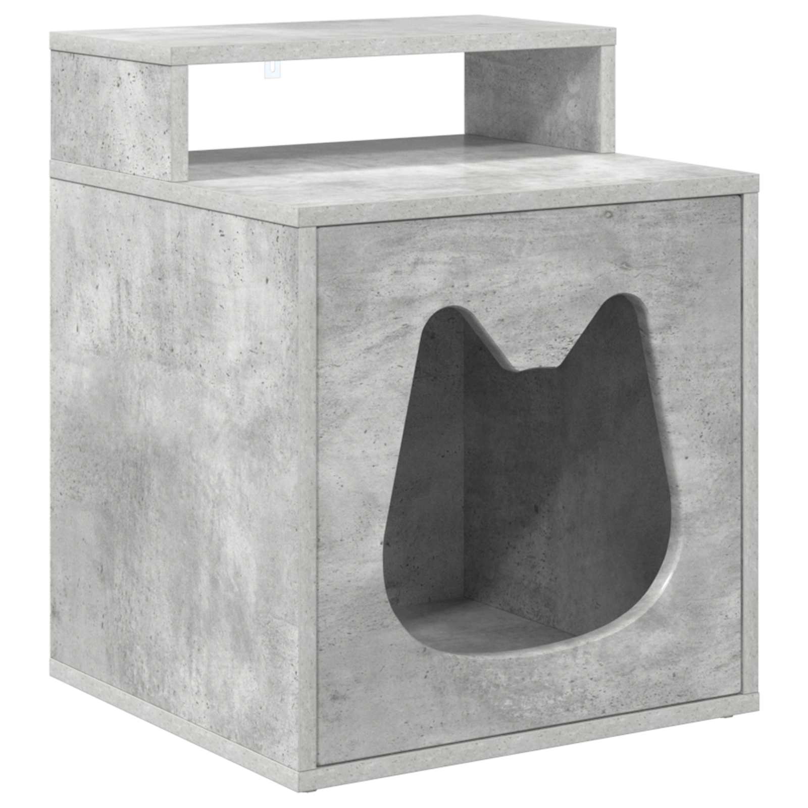 vidaXL Koty Dom Betonowy 42,5 x 40 x 53,5 cm Materiał drewnopochodny
