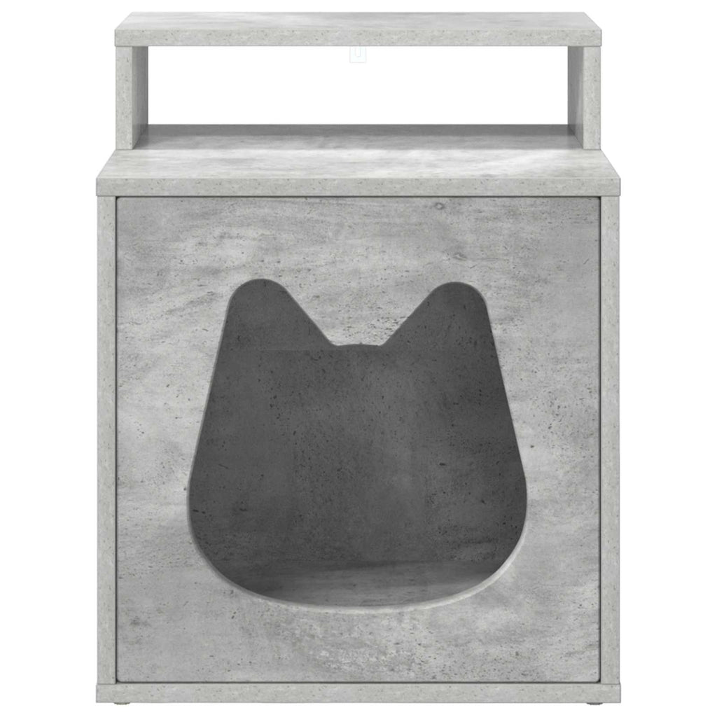 vidaXL Koty Dom Betonowy 42,5 x 40 x 53,5 cm Materiał drewnopochodny