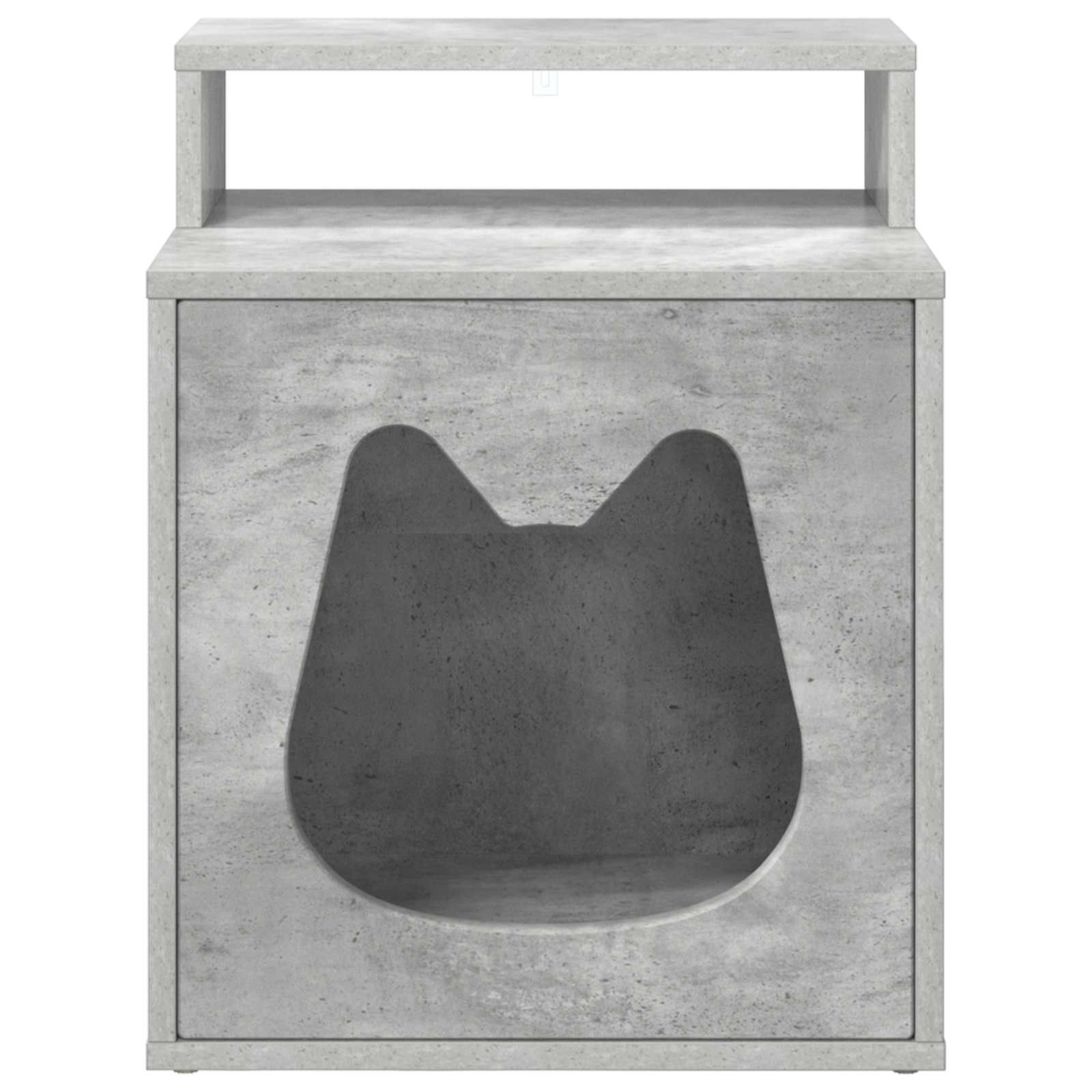 vidaXL Koty Dom Betonowy 42,5 x 40 x 53,5 cm Materiał drewnopochodny
