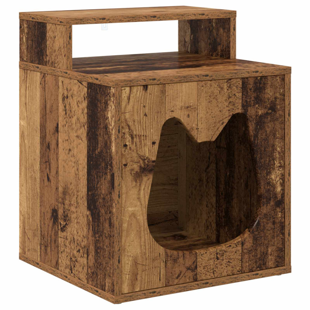 vidaXL Koty Dom Stare drewno 42,5 x 40 x 53,5 cm