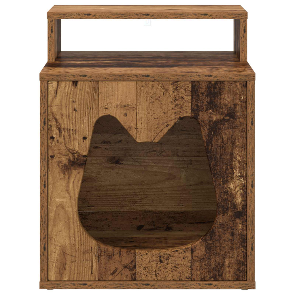 vidaXL Koty Dom Stare drewno 42,5 x 40 x 53,5 cm