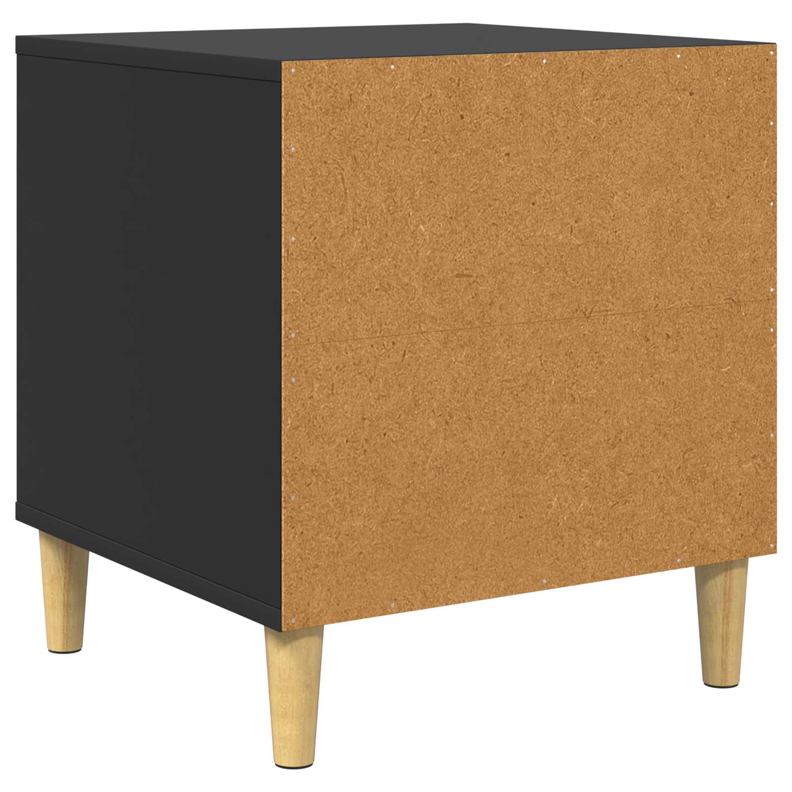 vidaXL Domek dla Psów Czarny 44 x 42 x 49 cm Materiał drewnopochodny