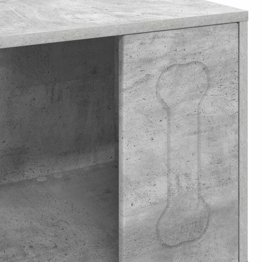 vidaXL Domek dla Psów Betonowy 44 x 42 x 49 cm Materiał drewnopochodny