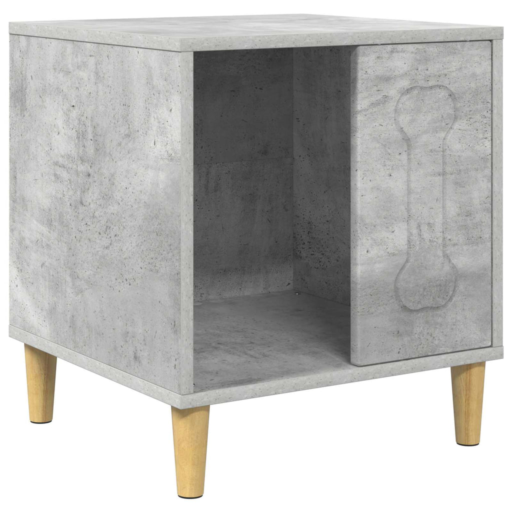 vidaXL Domek dla Psów Betonowy 44 x 42 x 49 cm Materiał drewnopochodny