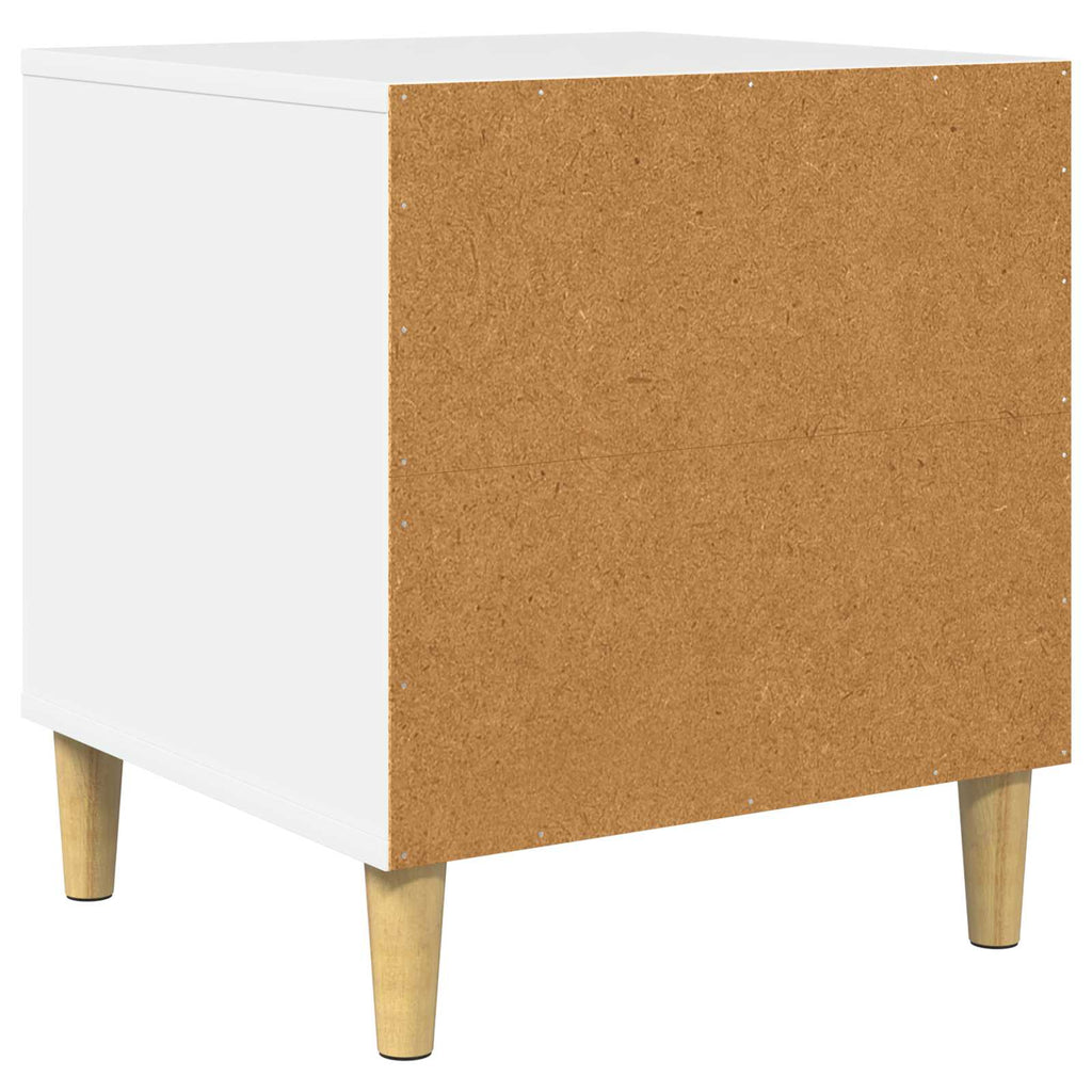vidaXL Domek dla Psów Błyszcząca biel 44 x 42 x 49 cm