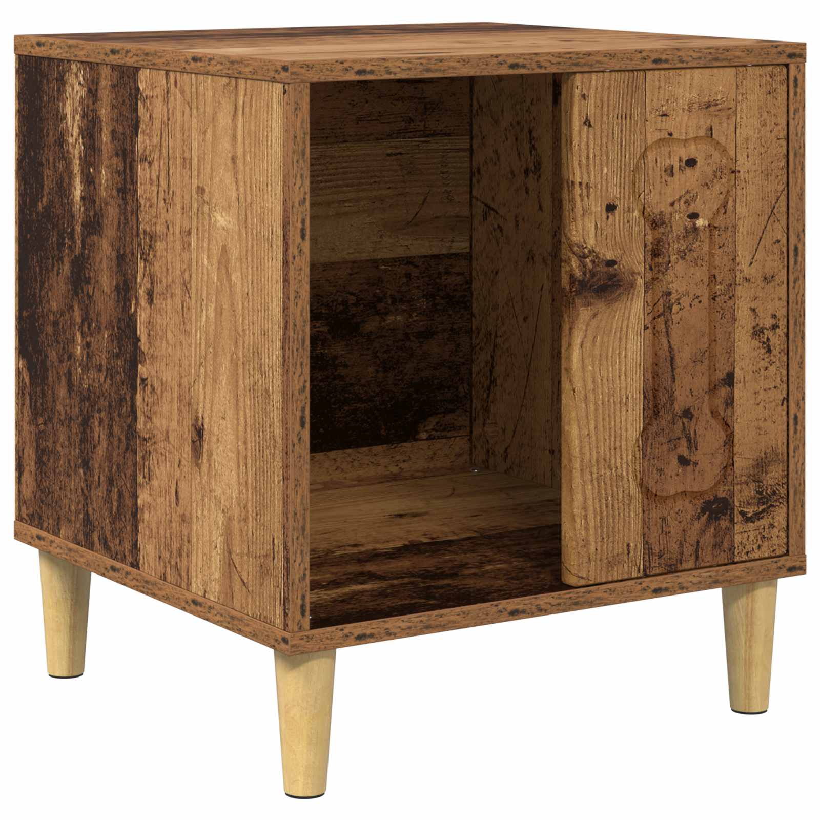 vidaXL Domek dla Psów Stare drewno 44 x 42 x 49 cm