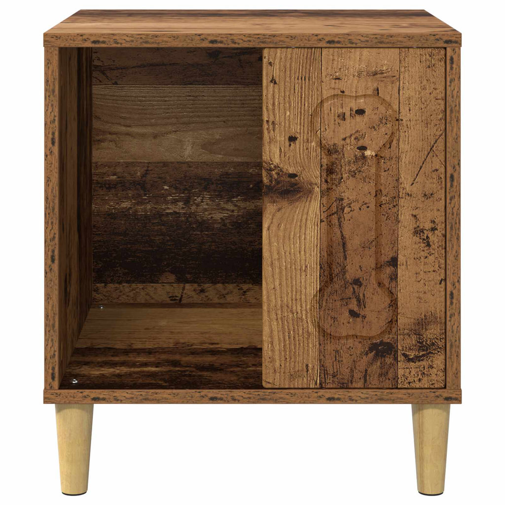 vidaXL Domek dla Psów Stare drewno 44 x 42 x 49 cm