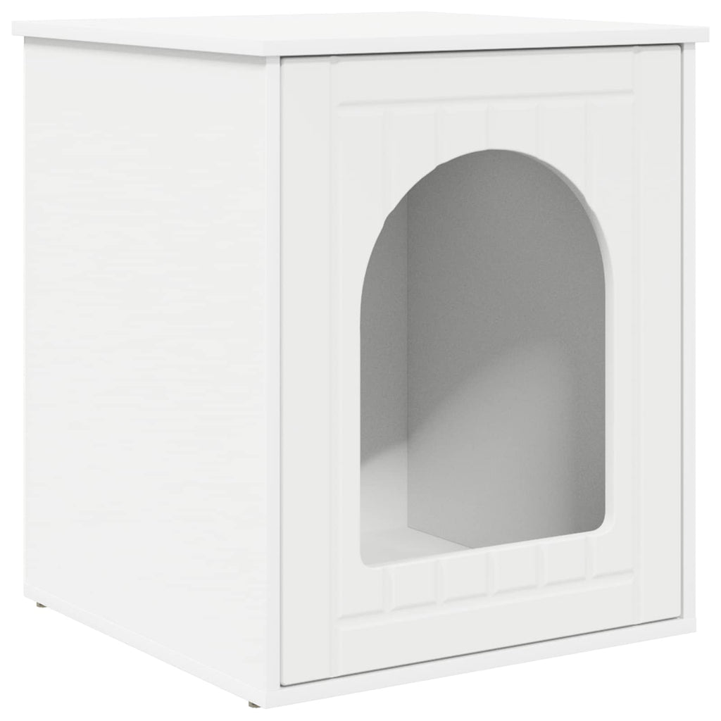 vidaXL Koty Dom Biały 53 x 52 x 62 cm Materiał drewnopochodny