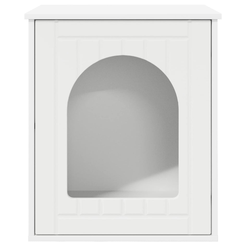 vidaXL Koty Dom Biały 53 x 52 x 62 cm Materiał drewnopochodny