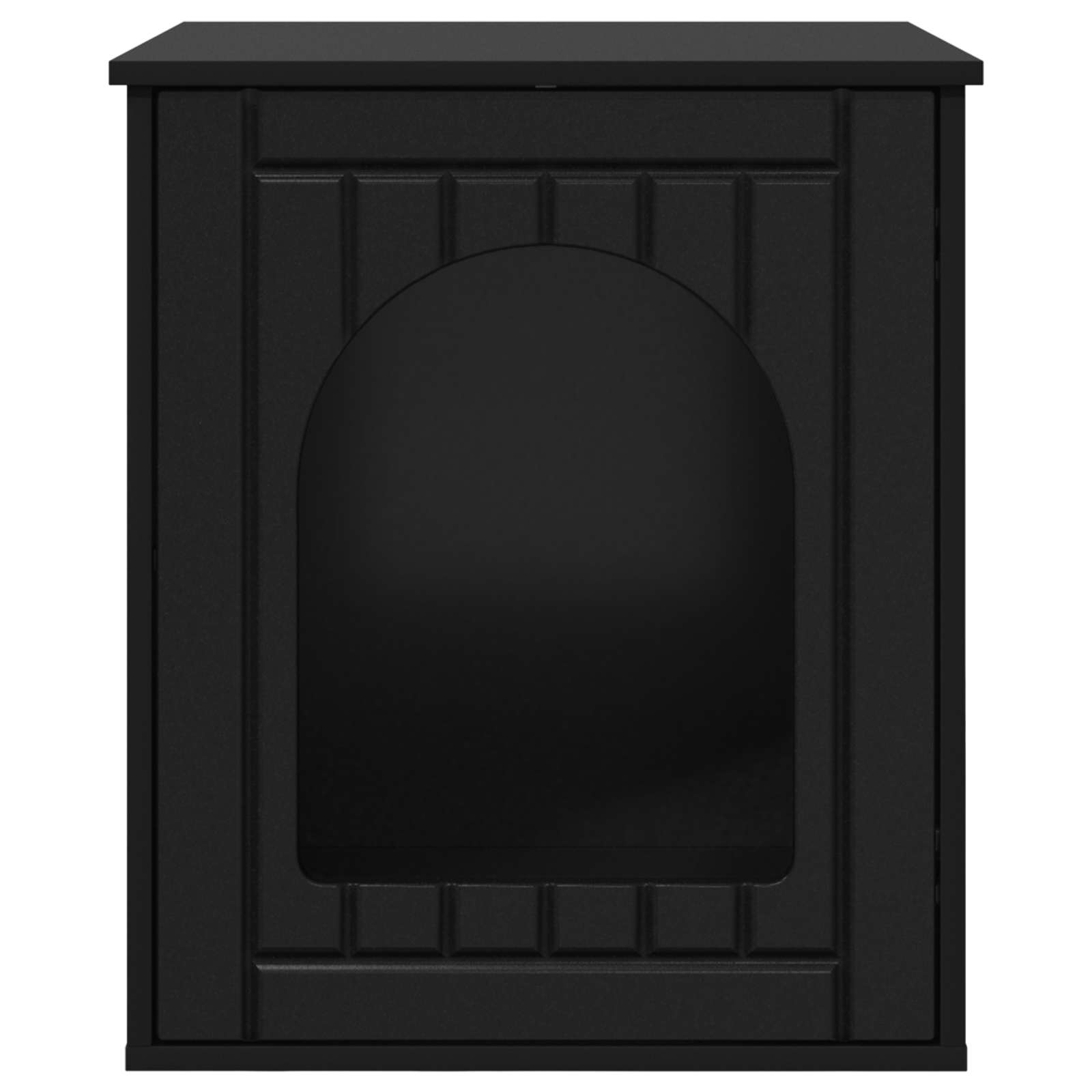 vidaXL Koty Dom Czarny 53 x 52 x 62 cm Materiał drewnopochodny