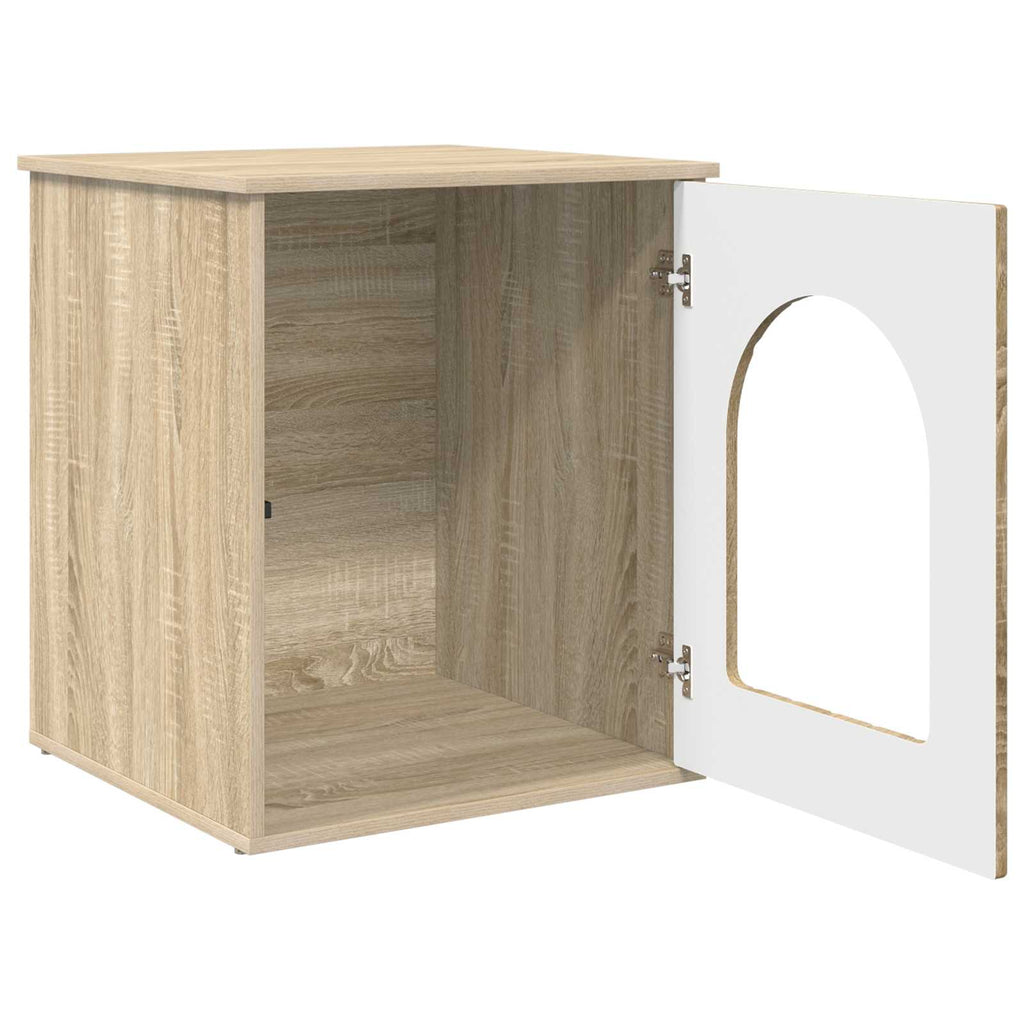 vidaXL Koty Dom Sonoma 53 x 52 x 62 cm Materiał drewnopochodny