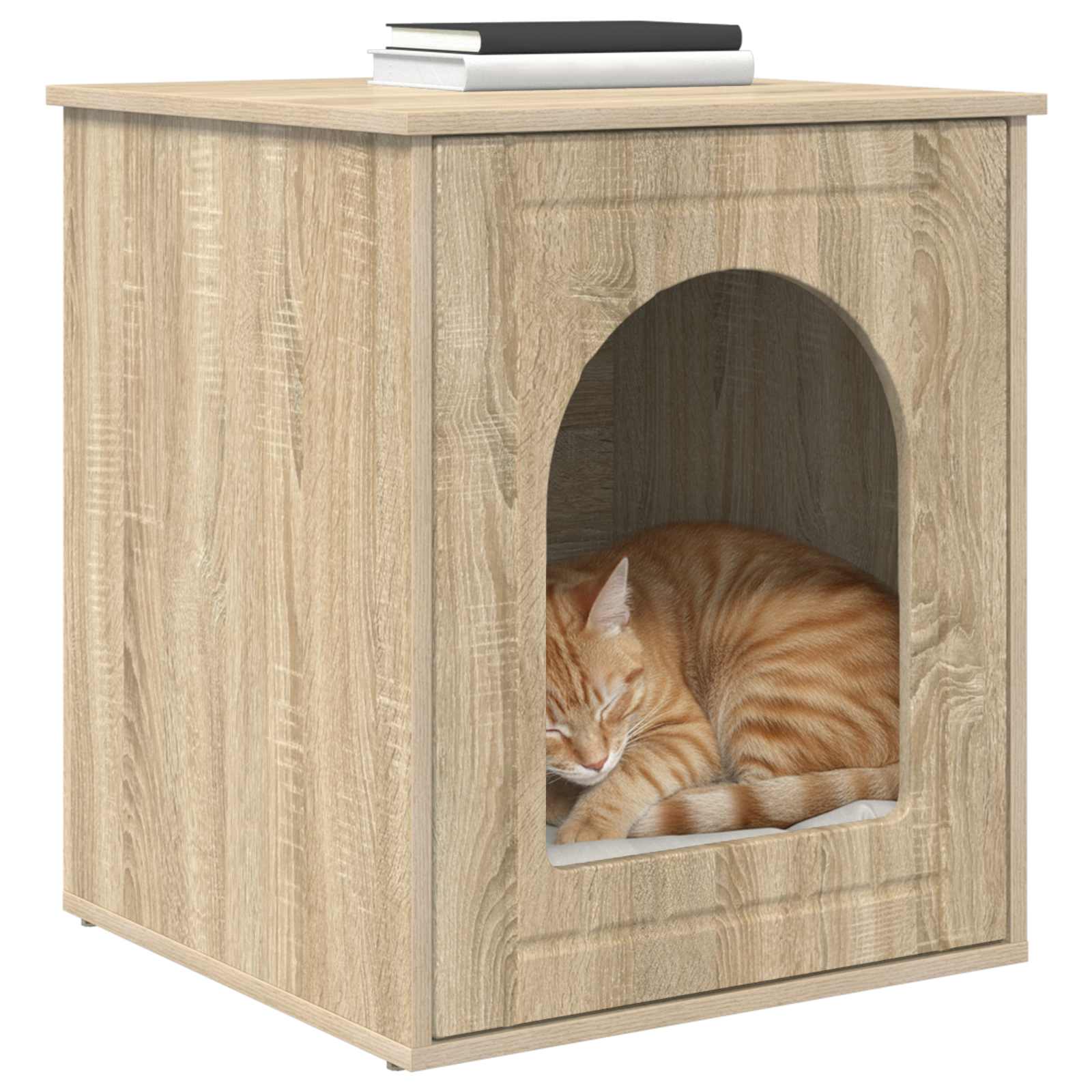 vidaXL Koty Dom Sonoma 53 x 52 x 62 cm Materiał drewnopochodny