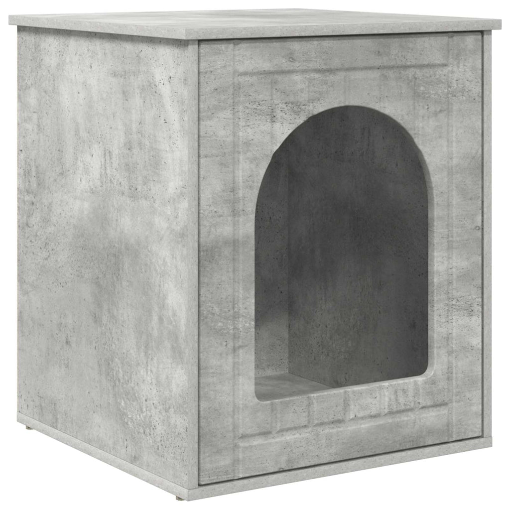 vidaXL Koty Dom Betonowy 53 x 52 x 62 cm Materiał drewnopochodny