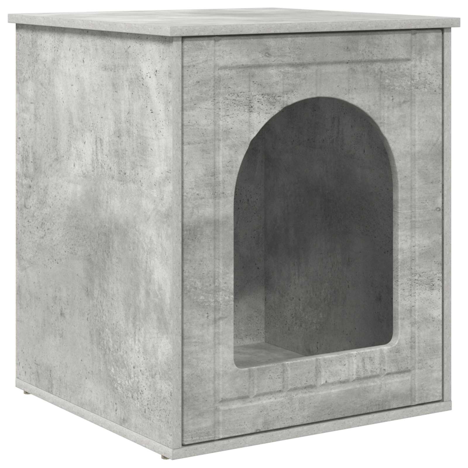 vidaXL Koty Dom Betonowy 53 x 52 x 62 cm Materiał drewnopochodny