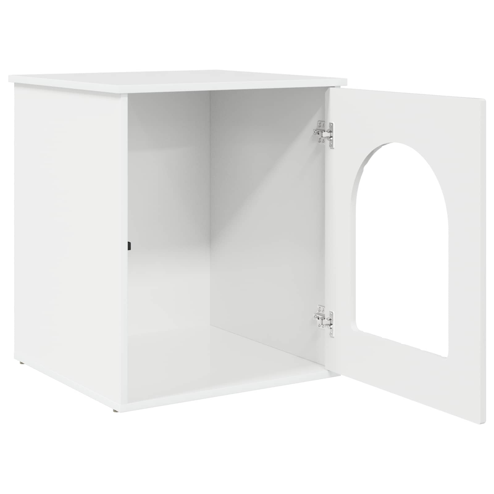 vidaXL Koty Dom Błyszcząca biel 53 x 52 x 62 cm