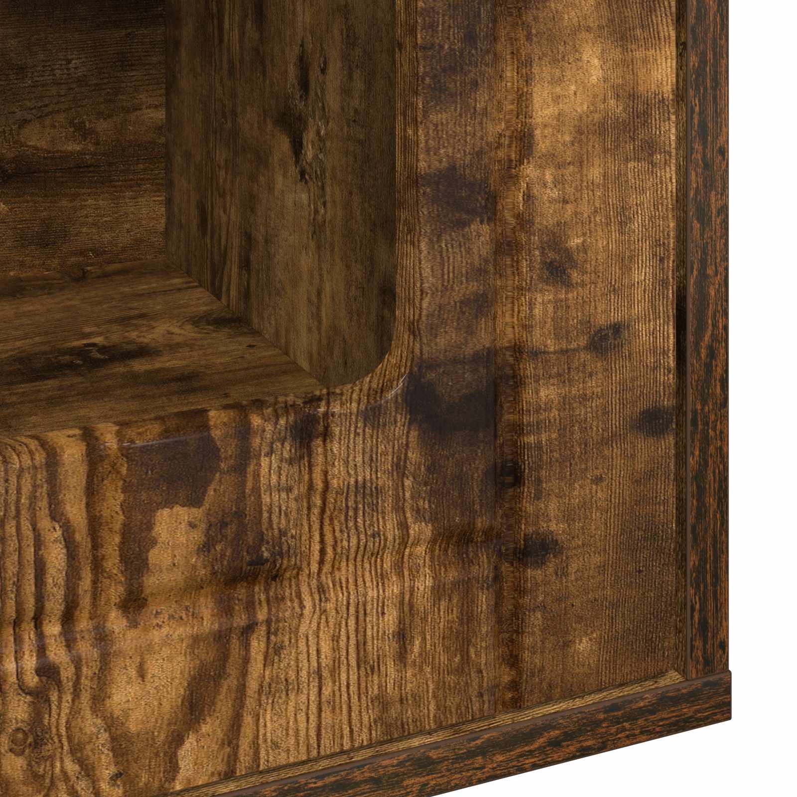vidaXL Koty Dom Dąb wędzony 53 x 52 x 62 cm Materiał drewnopochodny