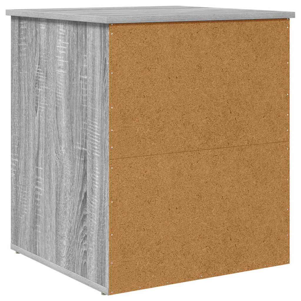 vidaXL Koty Dom Szary Sonoma 53 x 52 x 62 cm Materiał drewnopochodny