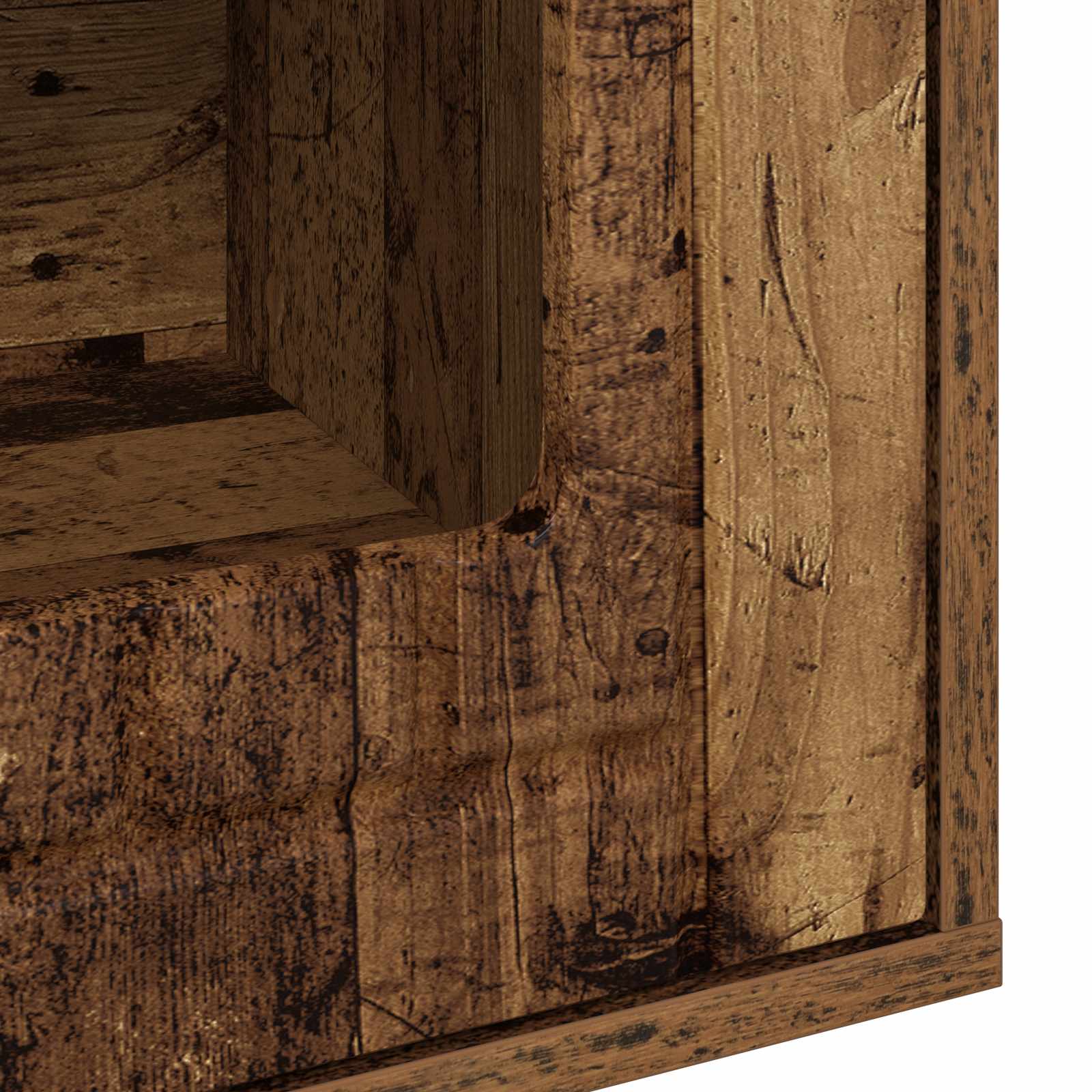 vidaXL Koty Dom Stare drewno 53 x 52 x 62 cm Materiał drewnopochodny