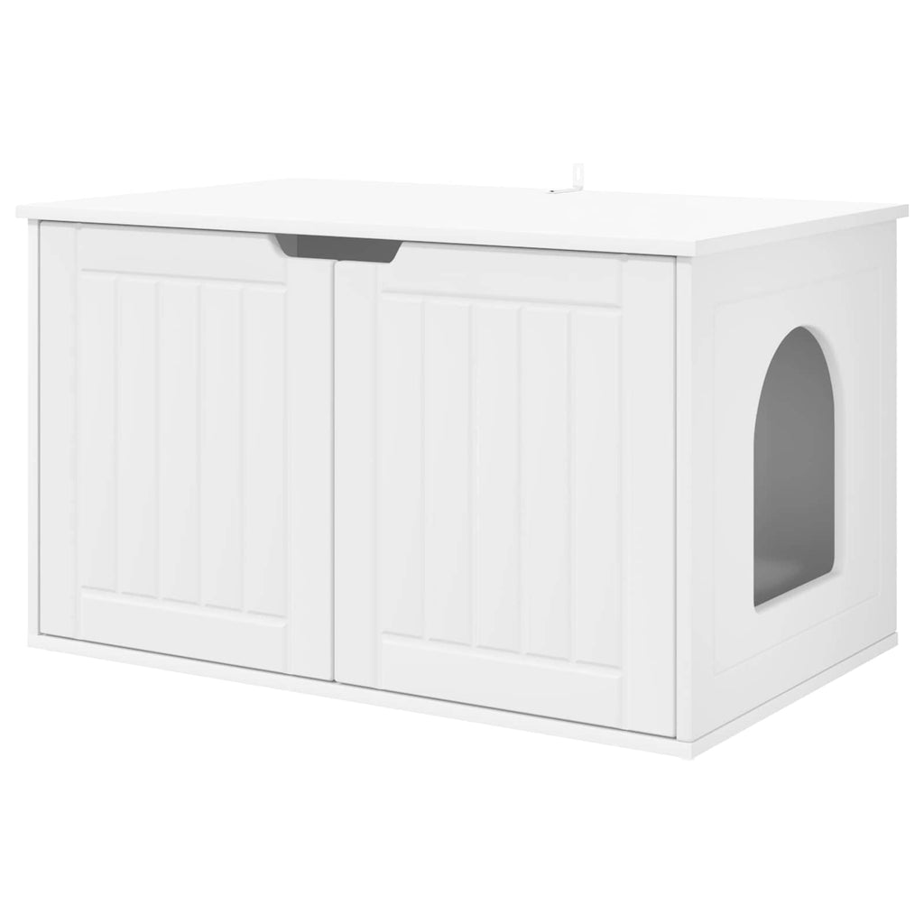 vidaXL Koty Dom Biały 85 x 55 x 50,5 cm Materiał drewnopochodny