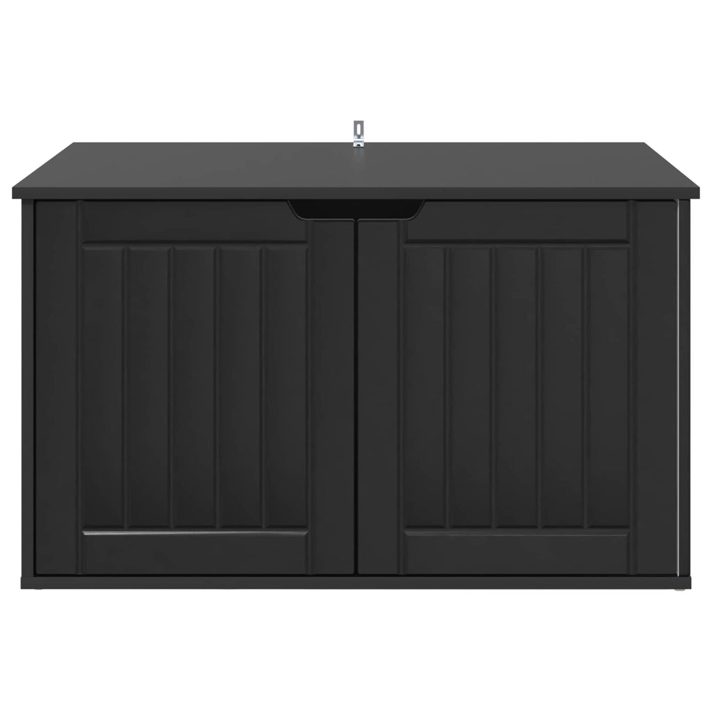 vidaXL Koty Dom Czarny 85 x 55 x 50,5 cm Drewno inżynieryjne