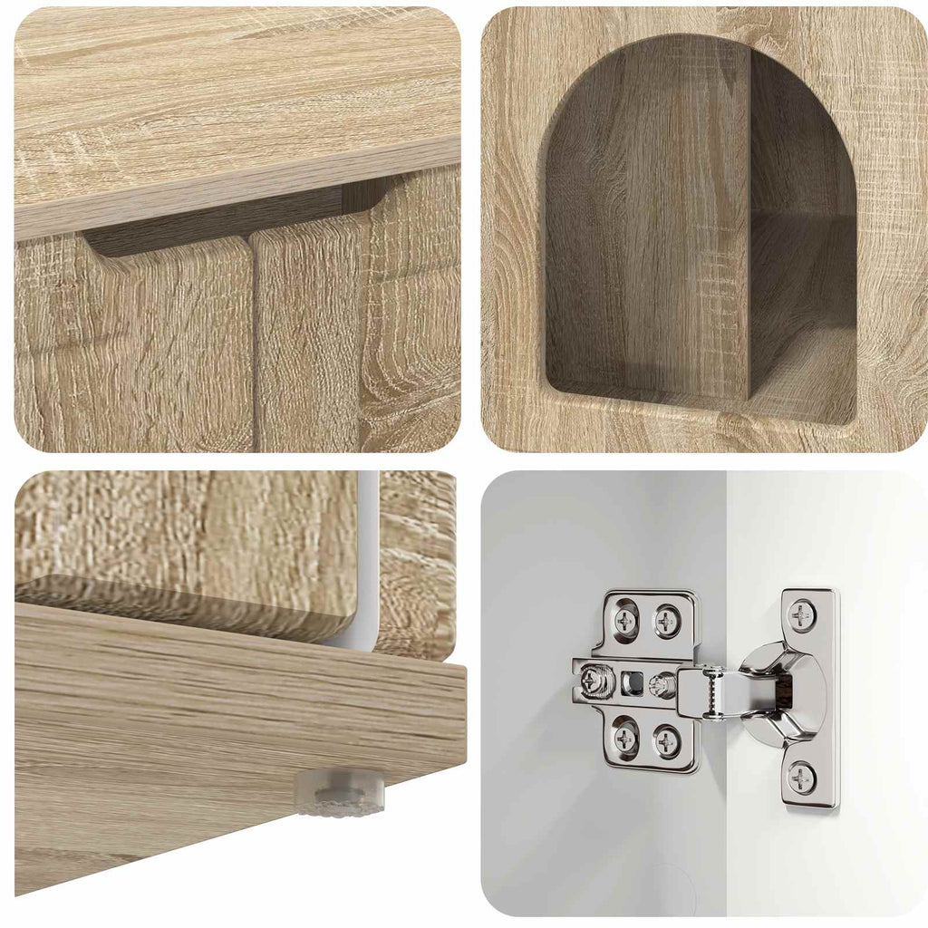vidaXL Koty Dom Sonoma 85 x 55 x 50,5 cm Materiał drewnopochodny