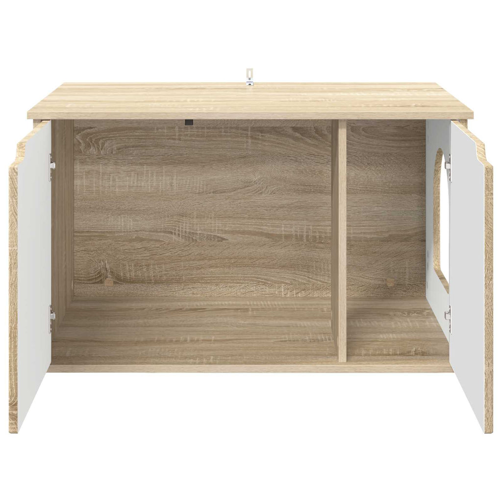 vidaXL Koty Dom Sonoma 85 x 55 x 50,5 cm Materiał drewnopochodny