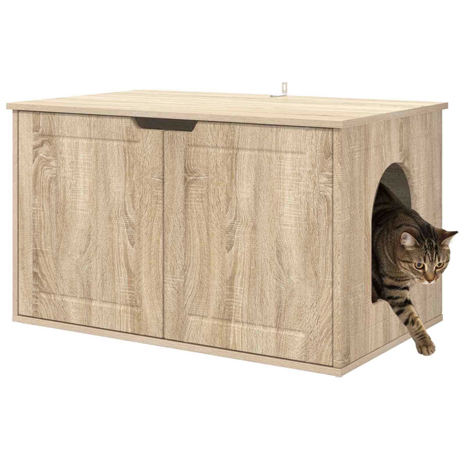 vidaXL Koty Dom Sonoma 85 x 55 x 50,5 cm Materiał drewnopochodny