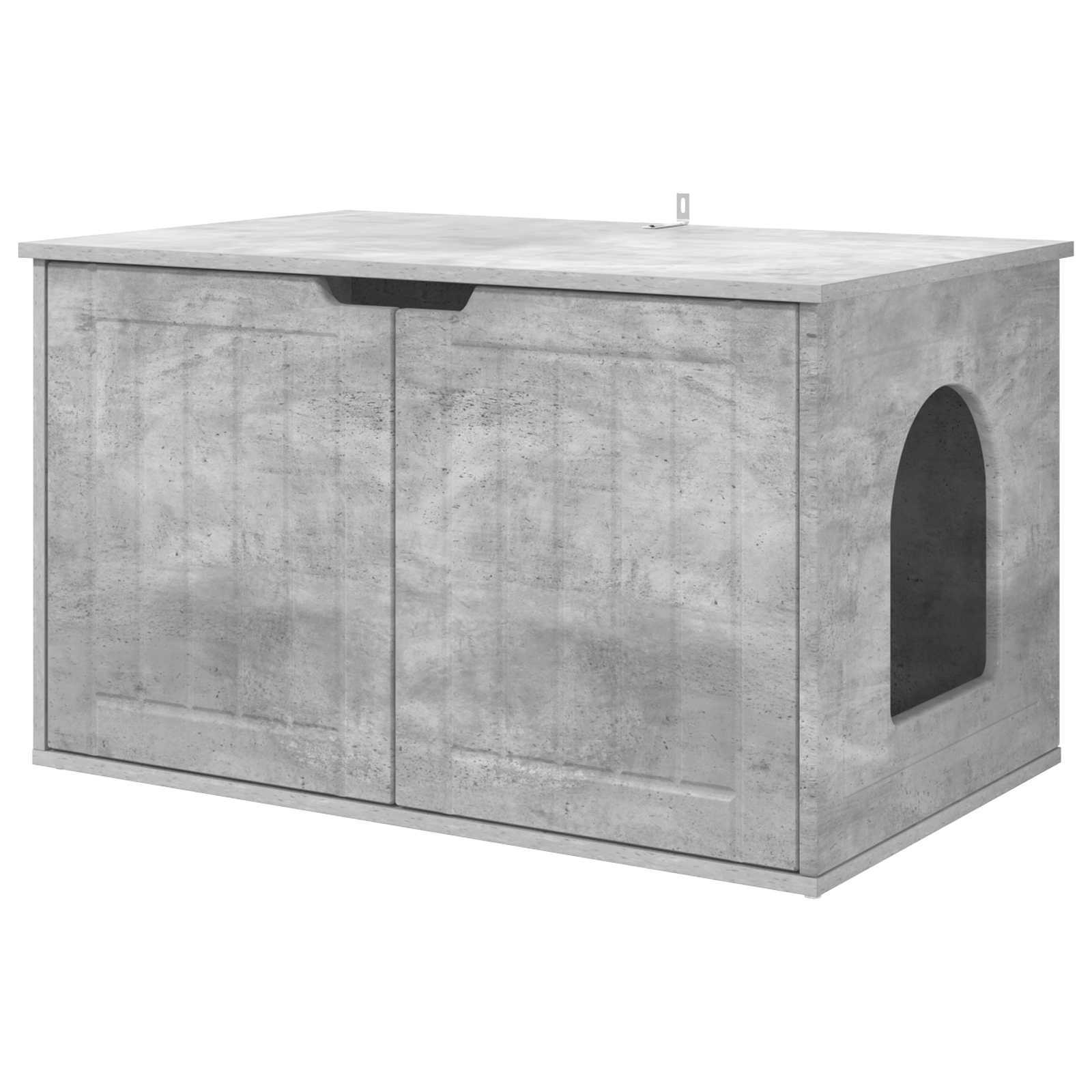 vidaXL Koty Dom Betonowy 85 x 55 x 50,5 cm Materiał drewnopochodny