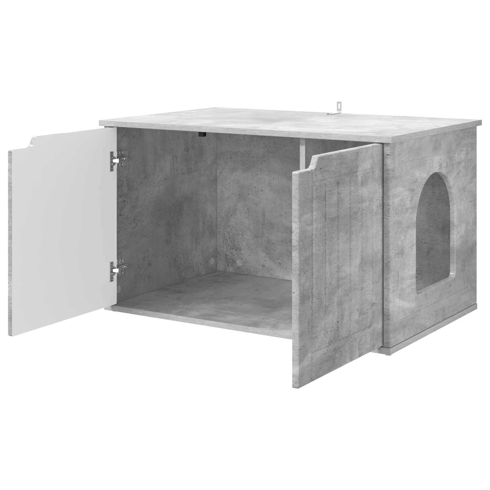 vidaXL Koty Dom Betonowy 85 x 55 x 50,5 cm Materiał drewnopochodny