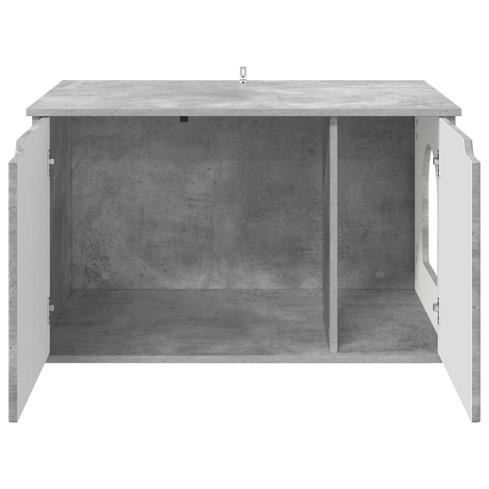 vidaXL Koty Dom Betonowy 85 x 55 x 50,5 cm Materiał drewnopochodny