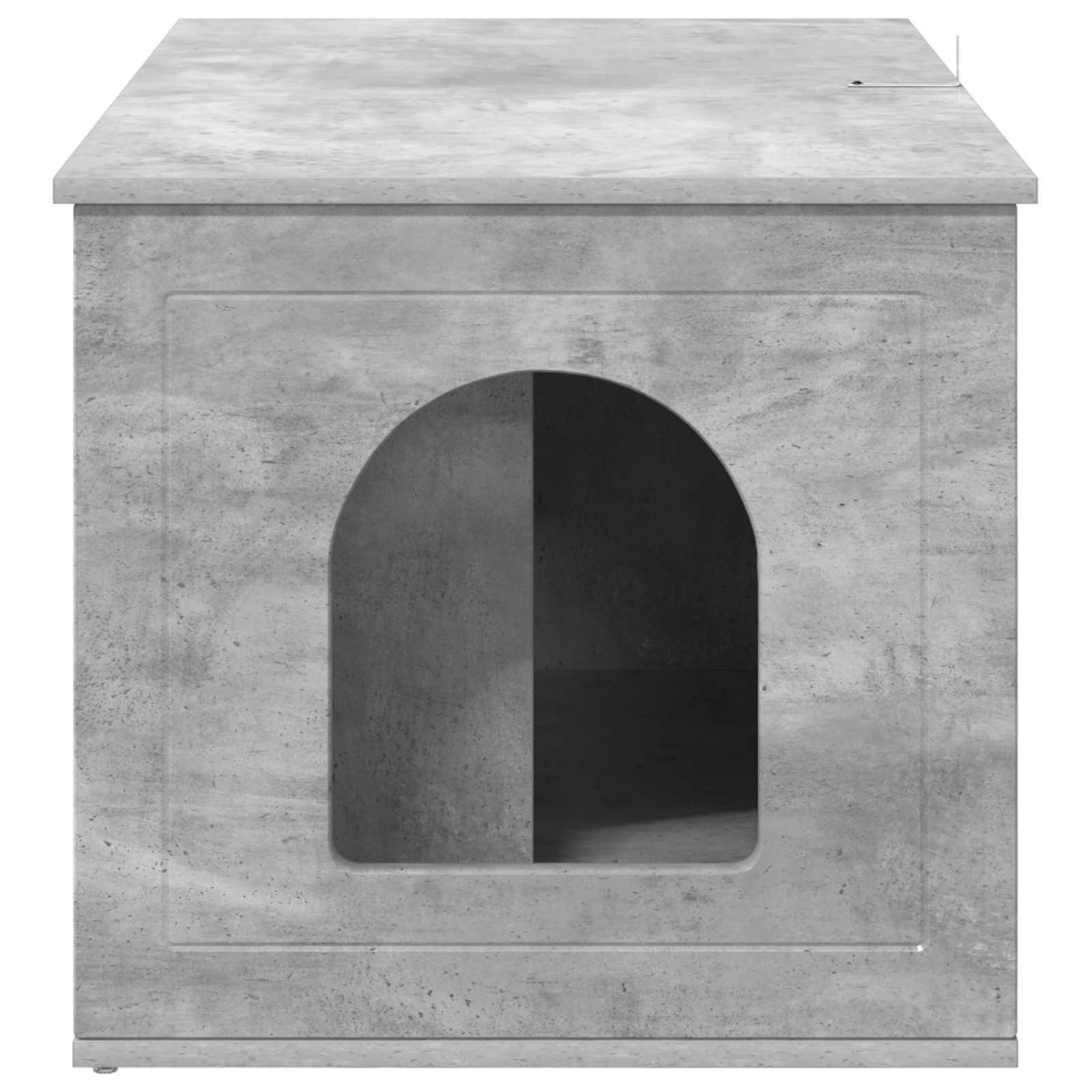 vidaXL Koty Dom Betonowy 85 x 55 x 50,5 cm Materiał drewnopochodny